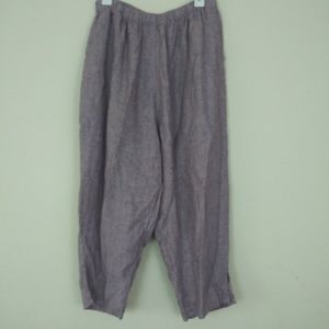 Flax cropped pants